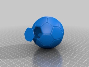 opened ball containers 3d print model - Mito3D