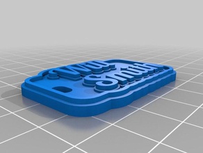smith Schlüsselanhänger kundengebundene 3d print model - Mito3D