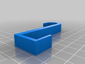 my customized simple door hook organization 3d print model - Mito3D