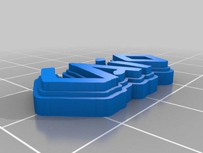 caio keychains customized 3d print model - Mito3D