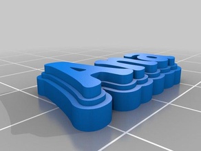ana chicle chaveiros personalizado 3d print model - Mito3D