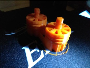 vacuum cleaner replacement wheel parts 3d print model - Mito3D