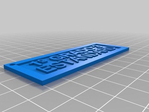 meine angepasste material-Probe kundengebundene 3d print model - Mito3D