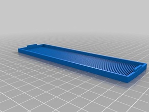 my customized computer drive bay grille cover 3d print model - Mito3D