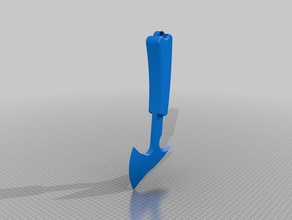 mi hacha de guerra herramientas mano 3d print model - Mito3D