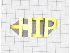 hip hop texto flip a arte mr impressora 3d print model - Mito3D