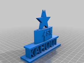 kahoot trophy 3d print model - Mito3D