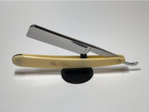 straight razor display stand household 3d print model - Mito3D
