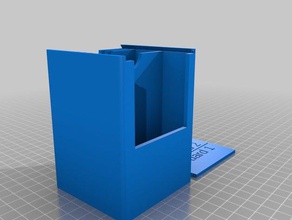deckbox 40 5 jeux personnalisé 3d print model - Mito3D