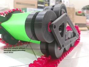 staind mi rc tank parça tekerlek w o dişli - kritik güncelleştirme r c araçlar 3d print model - Mito3D