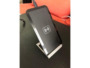 sem fio suporte do carregador de smartphones telefone celular iphone qi 3d print model - Mito3D