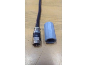 tapa removible f cil instalaci n cable coaxial ez grip caps tools 3d print model - Mito3D