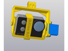 servo gimbal sjcam sj7 stelle supporti diversi r c i veicoli fotocamera dji f450 giunto cardanico 3d print model - Mito3D
