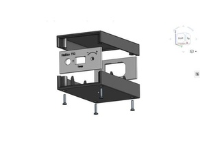 hakko t12 soldador caso la electrónica cuadro de cubierta hierro soldadura 3d print model - Mito3D
