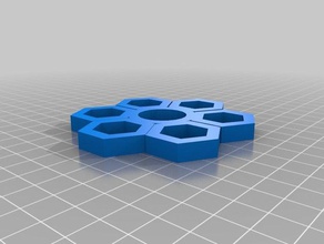 snowflake fidget spinner 3d printing 3d print model - Mito3D