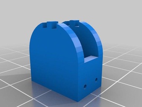 meu personalizados paramétrico de pilha botão titular partes personalizado 3d print model - Mito3D