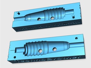 pressione molde notebook conector de alimentação 4,8 mm diy o poder 3d print model - Mito3D