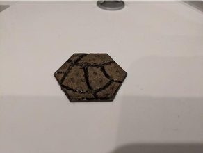gloomhaven dungeon floor hex toy & game accessories 3d print model - Mito3D