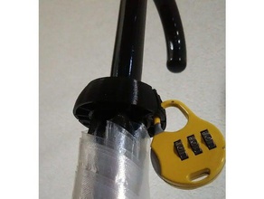 simple paraguas de la guardia los hogares clave titular paragüero 3d print model - Mito3D