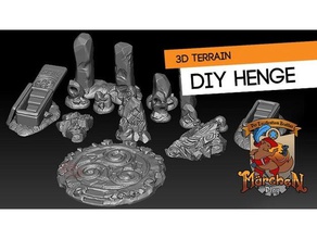 diy henge kit brinquedos & games o celtic frostgrave miniatura stonehenge wargaming 3d print model - Mito3D
