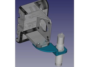 extruder titan piece-inductive sensor 3d printer extruders inductive 3d print model - Mito3D