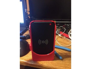 wireless della banca di potere iphone 8 caso telefono cellulare 3d print model - Mito3D