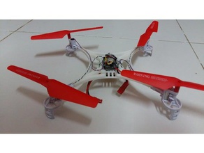 very light weight drone syma x5 v2 r c vehicles diydrones 3d print model - Mito3D