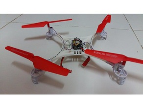 muito leve drone syma x5 v2 r c veículos diydrones 3d print model - Mito3D