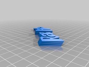rachel organización personalizado 3d print model - Mito3D