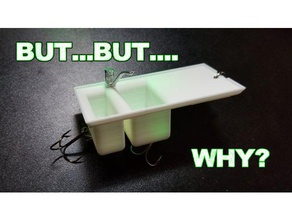 kitchen sink fishing lure sport & outdoors bass crankbait diy bait plug pike walleye 3d print model - Mito3D