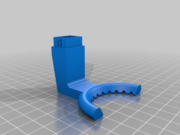 anet a8 - duto do ventilador 35 altura Impressora 3d de peças personalizado 3D print model - Mito3D