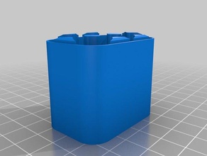 Batterie-Kasten unten Container kundengebundene 3d print model - Mito3D