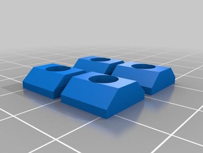 mi personalizados t-tuerca de plástico sólo openbuilds v la ranura diy personalizado 3d print model - Mito3D