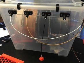 samla filament depolama sistemi 3d yazıcı aksesuarları kuru kutu filamentbox filamentdrybox filaman kutusu filament-box tutucu biriktirme ikeahack ıkea hack 3d print model - Mito3D