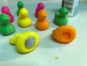 rubber duck fridge magnets kitchen & dining magnet 3d print model - Mito3D