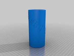 beer stubby cozy cooler o' clock kitchen & dining 3d print model - Mito3D