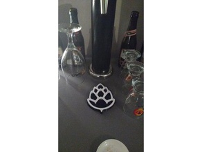 drip tray hop cone kitchen & dining beer tap cornelius keg kegerator 3d print model - Mito3D