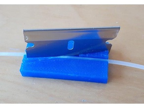 Filamento de 1,75 mm 75 cortador guía Impresora 3d accesorios filamento el la empalme freecad fusible lasercut 3d print model - Mito3D