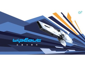 anti-gravity racer v1 Fahrzeuge Konzept-design - Spielzeug wipeout 3d print model - Mito3D