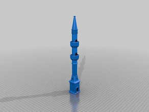 Moschee-Turm Gebäude & Strukturen Moschee Turm 3d print model - Mito3D
