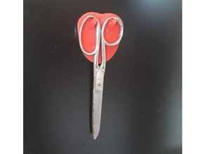 porta forbice magnetico magnetic scissor holder kitchen & dining scissors 3d print model - Mito3D