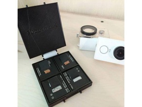 battery case xiaomi yi camera accessories action holder design handmade 3d print model - Mito3D