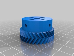 alternate small gear affordable rock tumbler 3d printing 3d print model - Mito3D