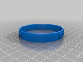 nicole bracelet les bracelets personnalisé 3d print model - Mito3D