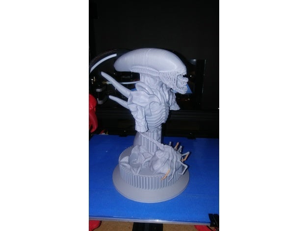 alien buste art les étrangers 3D print model - Mito3D