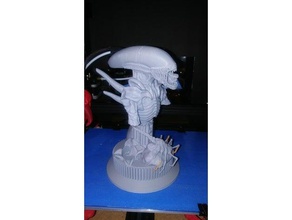 alien busto art gli alieni 3d print model - Mito3D