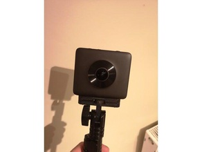 mi kürenin 360 kamera mkd tripod selfie stick pivot monte edin 3d baskı 3d print model - Mito3D