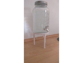 glasbarrel de pie cocina y comedor el barril vidrio glassbarrel 3d print model - Mito3D