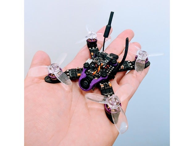 Robbie nano akk a5 wolfwhoop q2 vorne r c Fahrzeuge Kamera-Halterung fpv Kamera mount micro-quad Mikrofon microquad micro quad micro-quadcopter quadcopter 3D print model - Mito3D