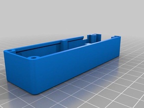 wemos 18650 battery shield box w modified lid gadgets 3d print model - Mito3D